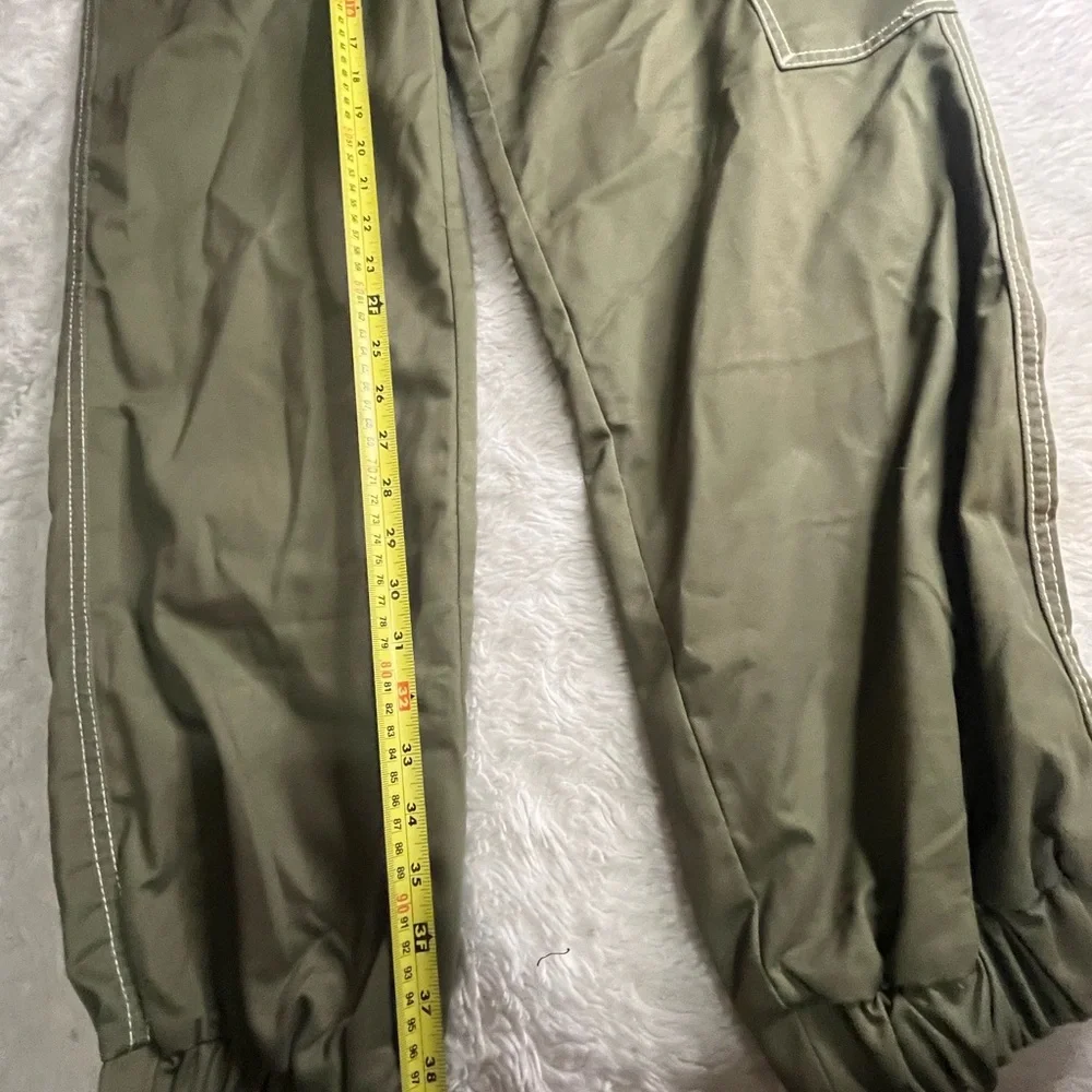 TRUE RELIGION OLIVE/MILITARY BOBBI BAGGY CARGO JOGGERS BIG T PANTS SIZE 26